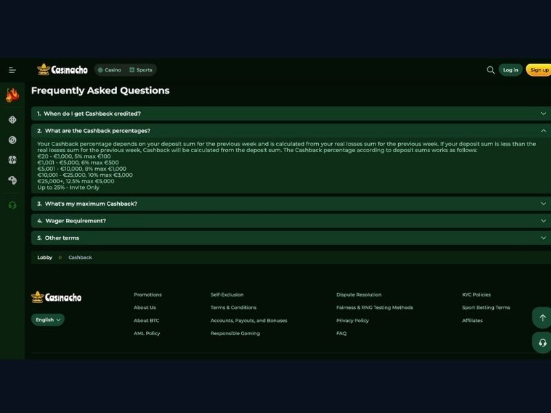 Casinacho Casino (Nacho Casino) registration: account, profile-based setup and KYC for Canadian players